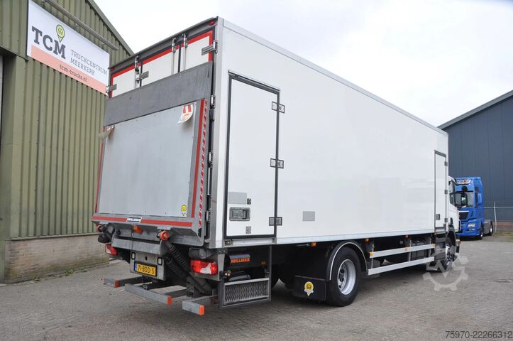 Refrigerated/frozen transport Scania P250 ECF BOX + TRS TWIN-COOL + DHOLLANDIA