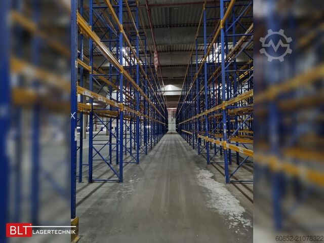 Schwerlastregal Industrieregal Hochregal Jungheinrich Delta - 30,9 lfm, Höhe 7,5m Boden + 3 Ebenen | Fachlast 2700 kg