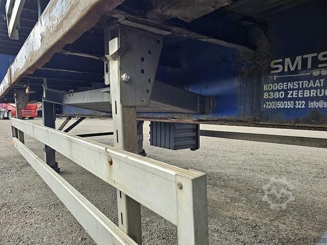 Flatbed PACTON 3 AXLE FLATBED TRAILER BPW DRUM