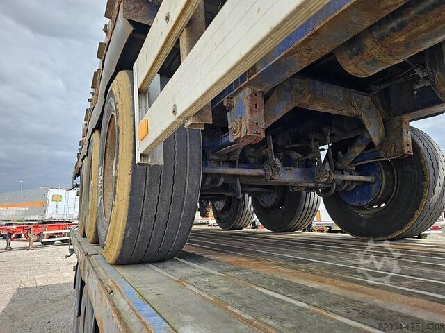 Flatbed PACTON 3 AXLE FLATBED TRAILER BPW DRUM