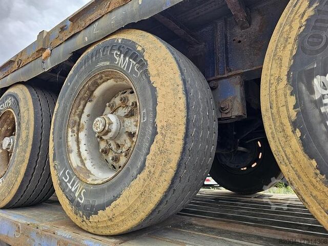 Flatbed PACTON 3 AXLE FLATBED TRAILER BPW DRUM