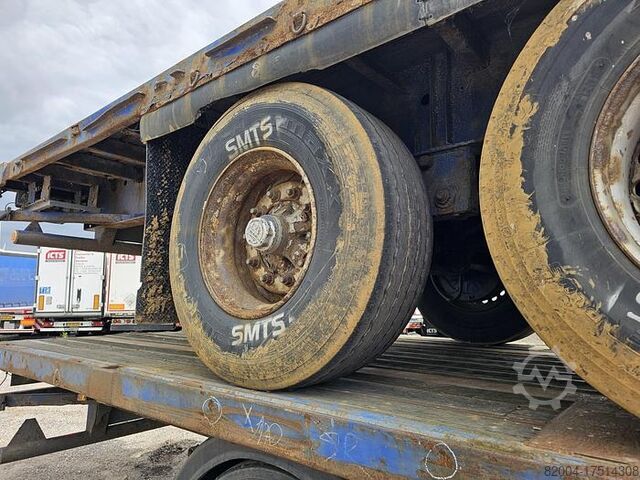 Flatbed PACTON 3 AXLE FLATBED TRAILER BPW DRUM