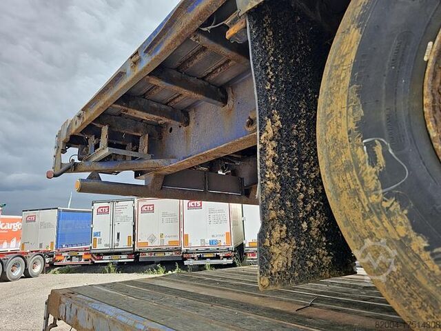 Flatbed PACTON 3 AXLE FLATBED TRAILER BPW DRUM