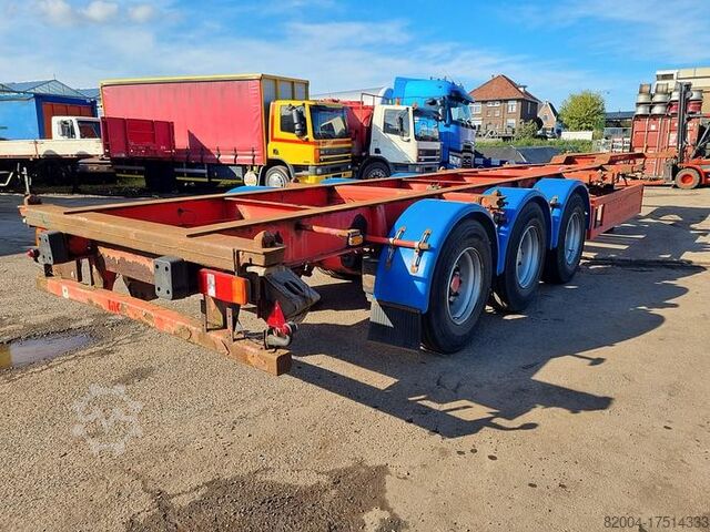 Container transport DENNISSON FIXED CONTAINER CHASSIS | 40 FT 2X20 FT |30 FT ...