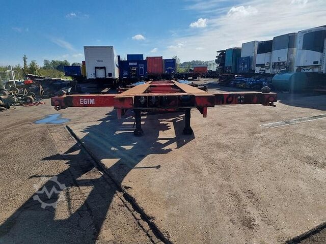 Container transport DENNISSON FIXED CONTAINER CHASSIS | 40 FT 2X20 FT |30 FT ...