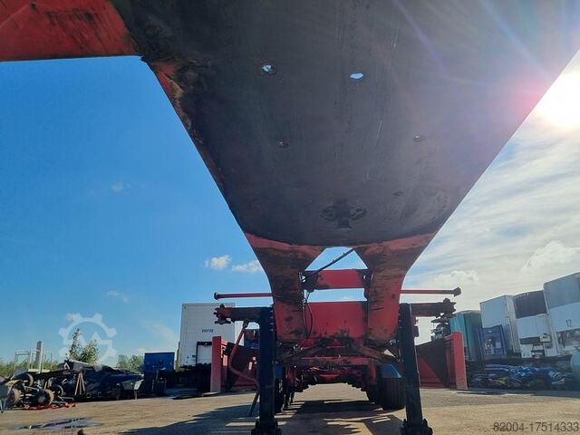 Container transport DENNISSON FIXED CONTAINER CHASSIS | 40 FT 2X20 FT |30 FT ...