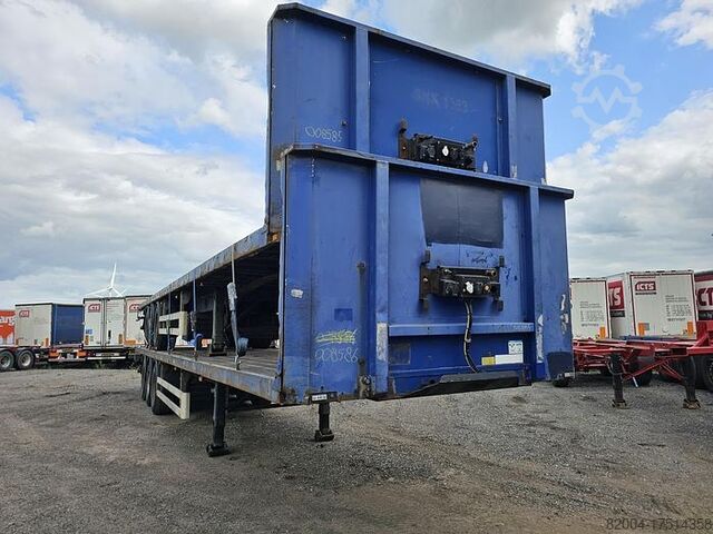 Flatbed PACTON 3 AXLE FLATBED TRAILER BPW DRUM