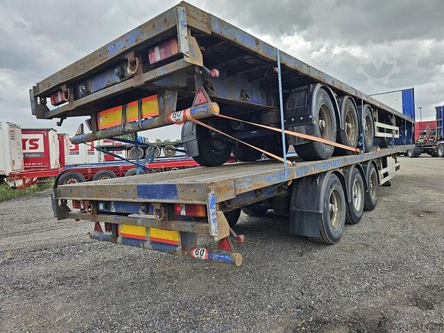 Flatbed PACTON 3 AXLE FLATBED TRAILER BPW DRUM