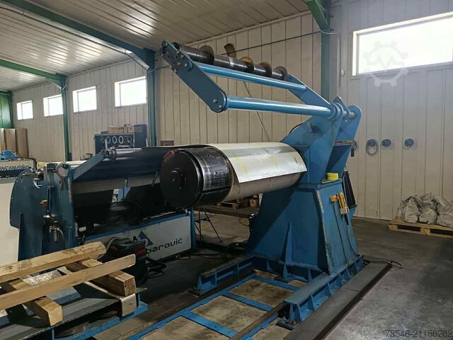 Linie zum Schneiden und Aufwickeln von Blech Barović Linija za razrez in previjanje pločevine