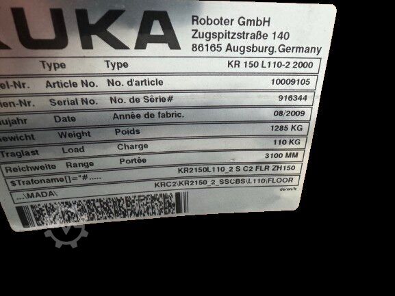 Industrieroboter KUKA KR150L110