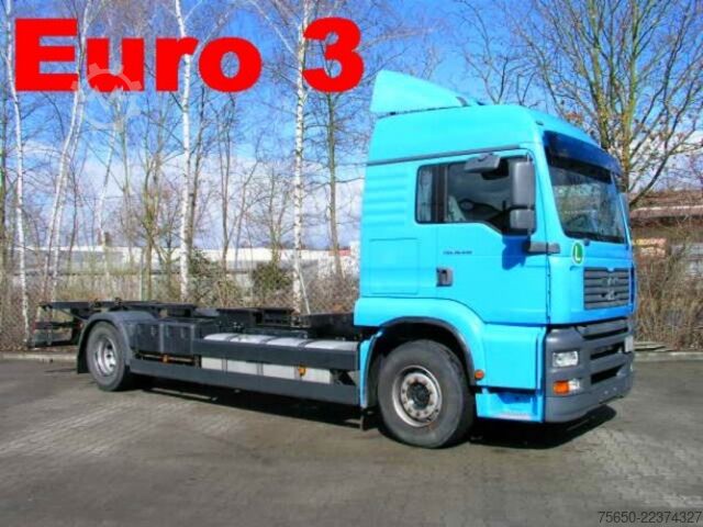 Swap body truck MAN TGA 02  18.410 TGA2 Achs BDF- LKW