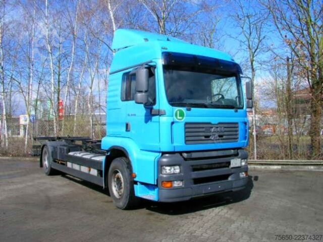 Swap body truck MAN TGA 02  18.410 TGA2 Achs BDF- LKW