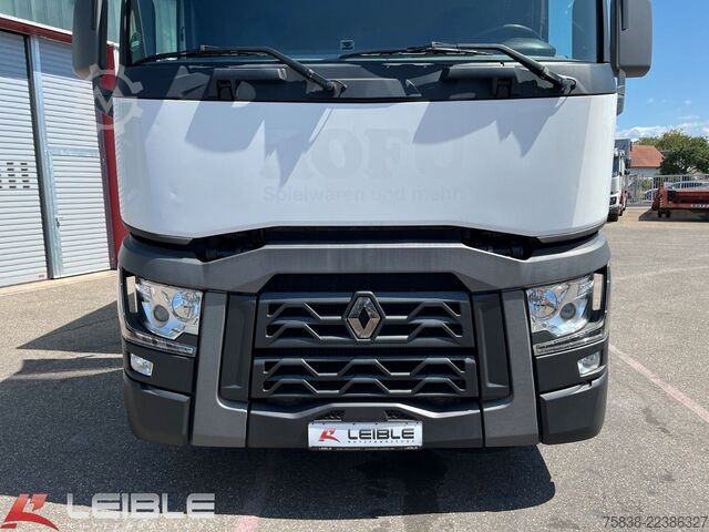 LKW mit Kofferaufbau RENAULT T380*Koffer*Bär LBW 2t*2x Dieseltank*