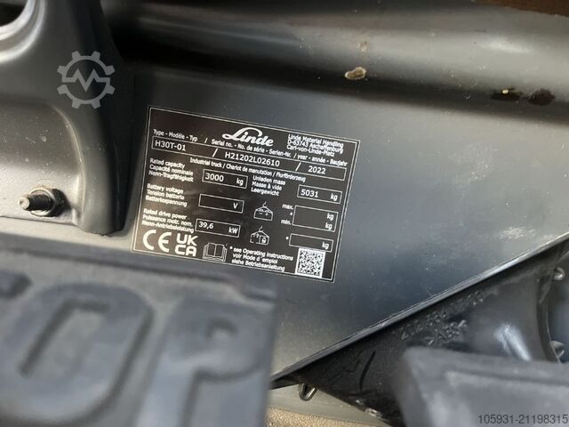 Treibgasstapler Linde H30T-01