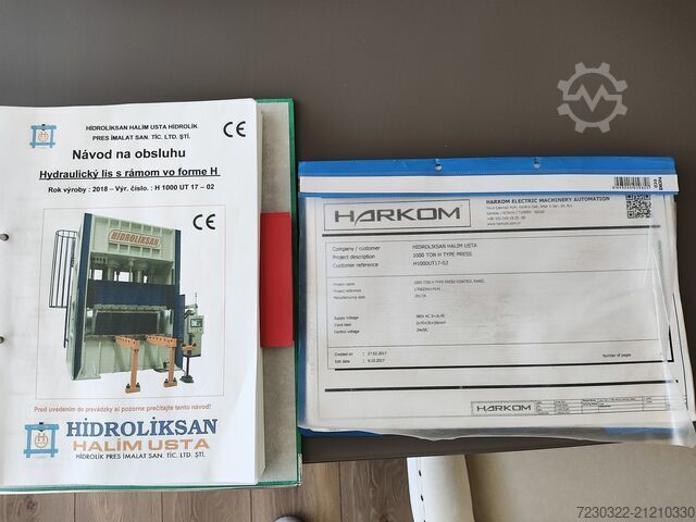 Hydraulic press Hidroliksan H1000