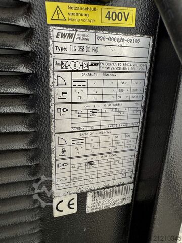 Schweißgerät EWM TIG 350 DC FWD