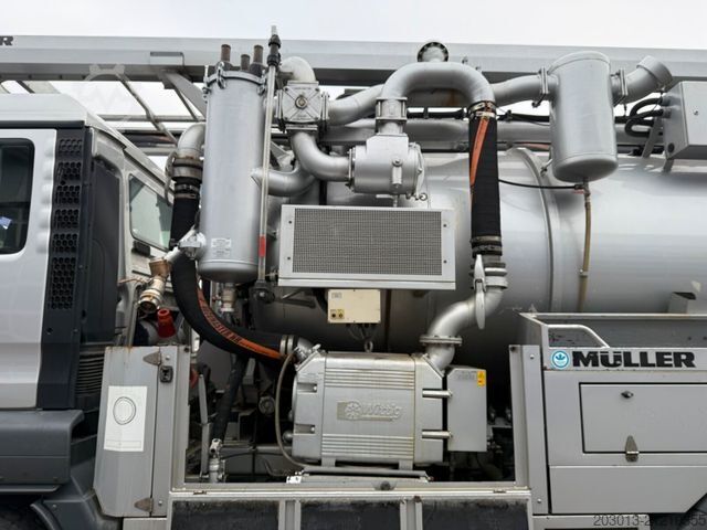 Saugwagen MAN 28.400 6x2 Kanalreiniger Kombi MÜLLER 10.500 L