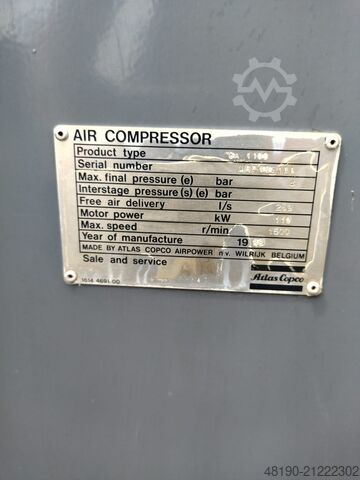 Schraubenkompressor S015809 Atlas Copco GA1108