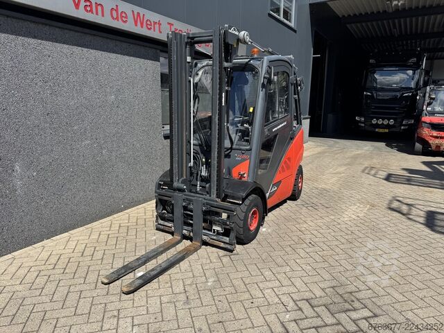 Linde H20D-02/600 Duplo 345 Sideshift / Fork positioner / Air conditioning 2018 VW Diesel 6240 hours LINDE H20D-02/600 Duplo 345 Sideshift /  Vorkversteller / Airco 2018 VW Diesel 6240uur
