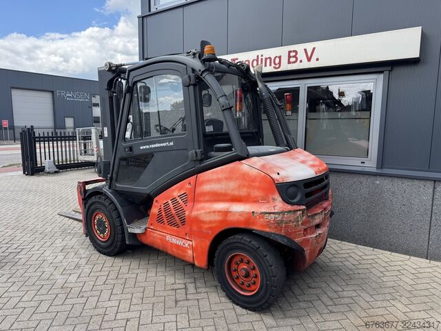 Linde H50D Triplex 460 Freelift / Sideshift / Fork positioner Container Truck VW Diesel 2008 LINDE H50D Triplo 460 Freelift / Sideshift / Vorkversteller Containertruck VW Diesel 2008