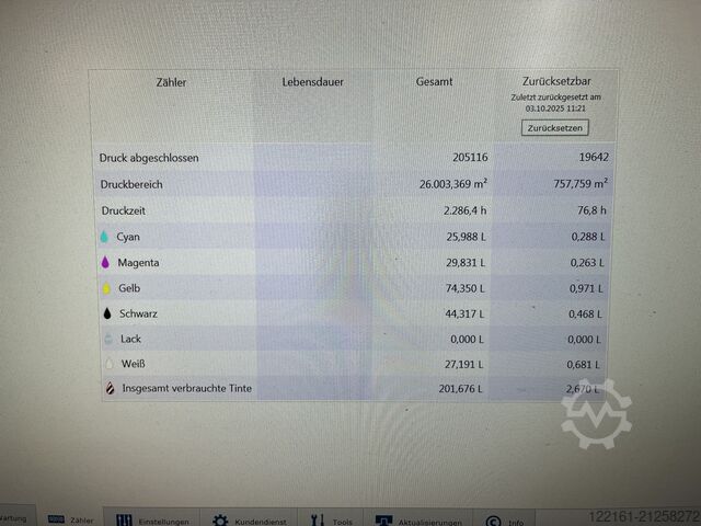 Digitaldruckmaschine Oce Arizona 2260 XT low mileage in good condition