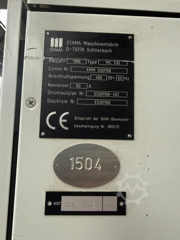 Vertikales Bearbeitungszentrum STAMA MC 530/S