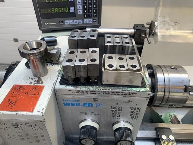Parallele Drehmaschine WEILER Praktikant 160 B