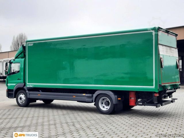 LKW mit Kofferaufbau MERCEDES-BENZ 1624 L Koffer 7,30 m mit Tür + LBW 2t