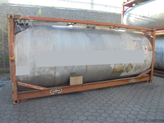 Tank container Van Hool 26.000 Liter V4A  Schwallwände