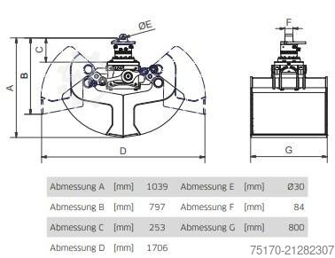 Greifer DMS VG9080 Verladegreifer / NEU / lagernd
