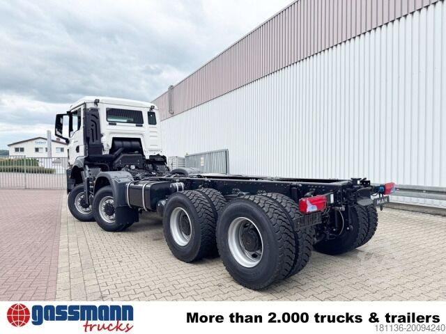 Spezial-LKW MAN TGS 35.480 8x8 BB CH, Meiller Stahlmulde 18m³