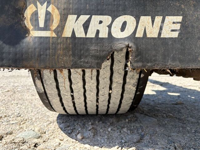 Swap chassis trailer Krone Maxi BDF Lafette mit Breitreifen 445er
