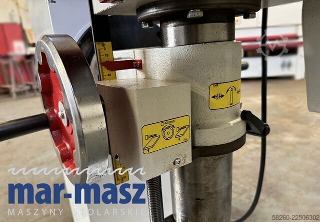 Horizontal drilling machine with adjustment by mechanism. WINTER LBM 200