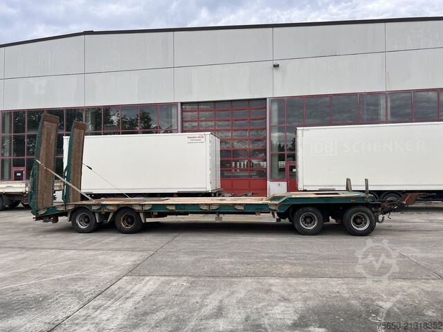 Low loader trailer Humbaur HTD 409525-4A  4 Achs Tiefladeranhänger, kein Müller Mitteltal