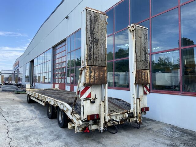 Tieflader Anhänger Müller Mitteltal PT 30  3 Achs Tieflader 9,20 m Ladefläche