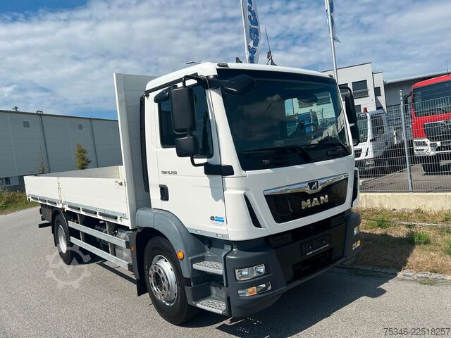 LKW mit Pritsche (offen) MAN TGM 15.250/Pritsche6,10m/NL 9,4to/Nur 66 tkm,Top