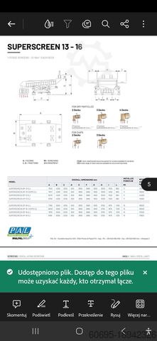 Sägemehlsieb PAL Srl VME 16