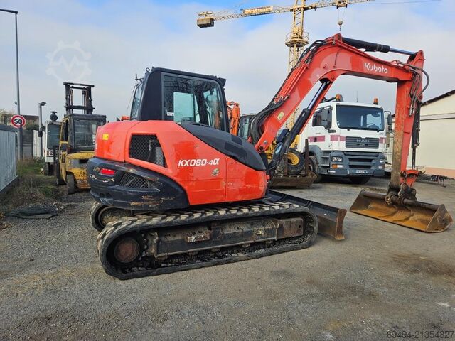 Mini excavator KUBOTA KX 080 -4