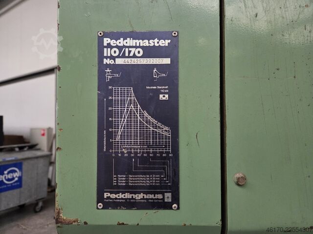 Profilstahlschere Peddinghaus Peddimaster 110/170