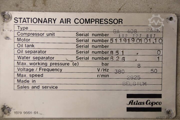 Elektromotor 30 kW 2925 U/min Siemens Atlas Copco 1RA6 183-2AB 51-Z  GA 408 Pack