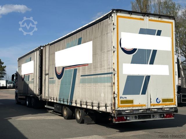 Jumbo truck MAN TGX 26.440 Jumbozug 3+2 Durchlade Hubdach ACC