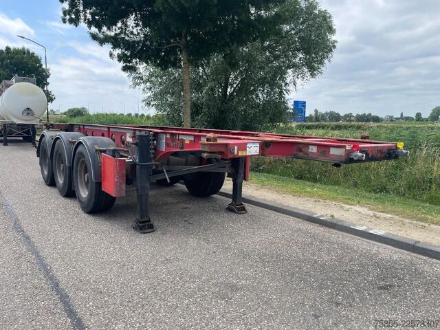 Container transport Fliegl SDS380 20FT Tank / ADR / BPW Disc