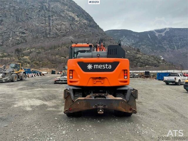 Crawler excavator Doosan DX165W-5 wheeled machine w/ K80 hitch with electri