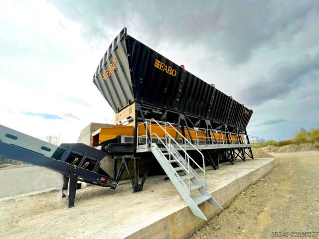 Concrete mixing plant / concrete plant FABO Concrete Batching Plant 110 M3/H Compact Concrete Batching Plant