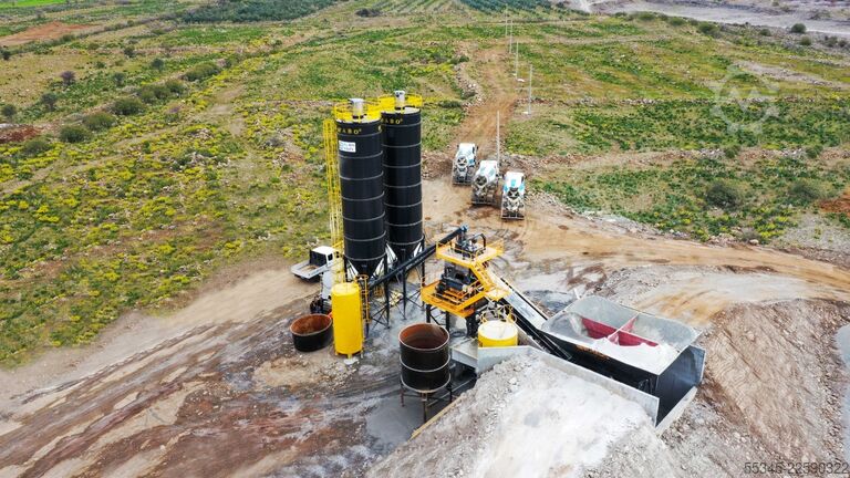Mobile Concrete Batching Plant FABO Mobile Concrete Batching Plant 100 m3/h Mobile Concrete Batching Plant