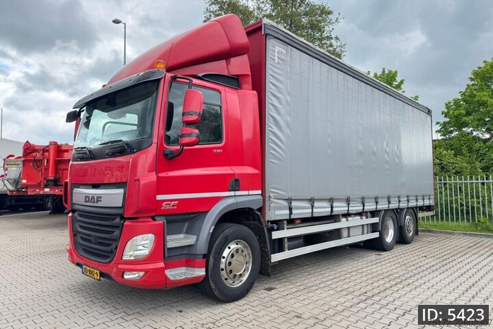 Schiebeplane DAF CF 330 Day Cab, Euro 6, 6x2 / Broken engine! / ...