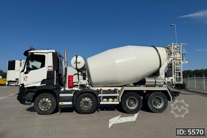 Mixer Renault C430 Day Cab, Euro 6, / 8x4 / Full steel / Reta...