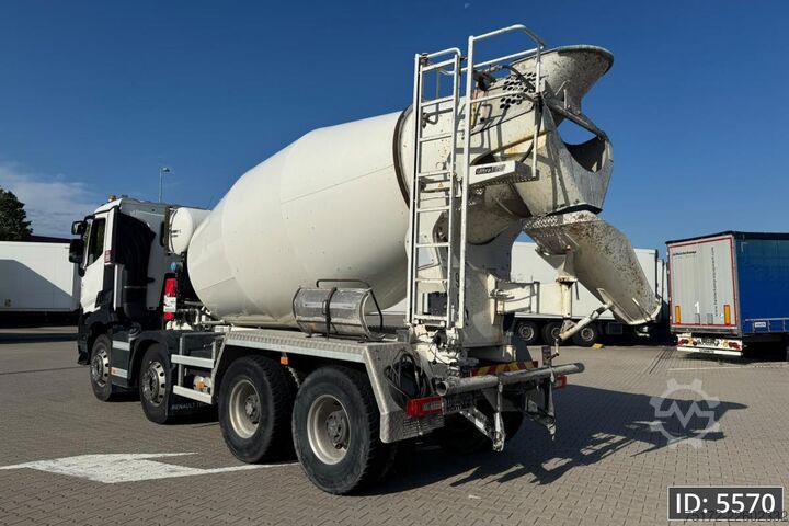 Mixer Renault C430 Day Cab, Euro 6, / 8x4 / Full steel / Reta...