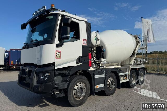 Blender Renault C430 Day Cab, Euro 6, / 8x4 / Full steel / Reta...