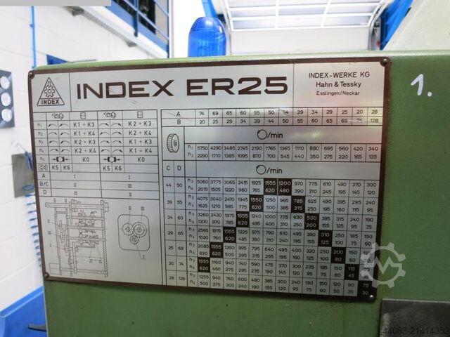 Bar Automatic Lathe - Single Spindle INDEX ER 25